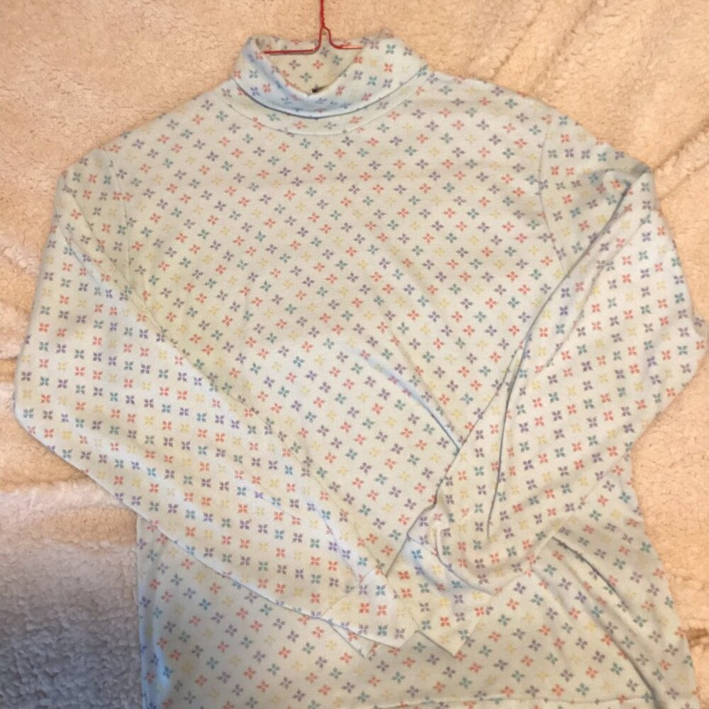 Vintage Fide Ports Rainbow Turtleneck
